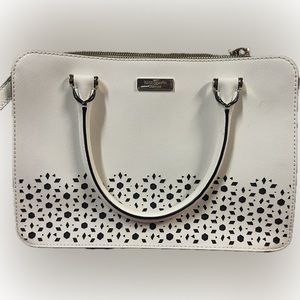 kate spade ♠️ white shoulder bag